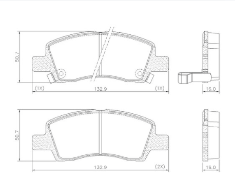 PASTILLAS DE FRENO HYUNDAI HB20/HB20S 1.0