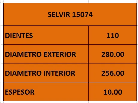 CORONA ARRANQUE 110 DIENTES  VOLEEX C30 C/VOLANTE