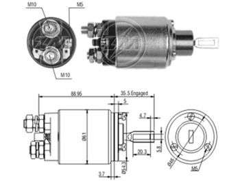 SOLENOIDE BOSCH MB CAMION/MF/AGRALE 12V.