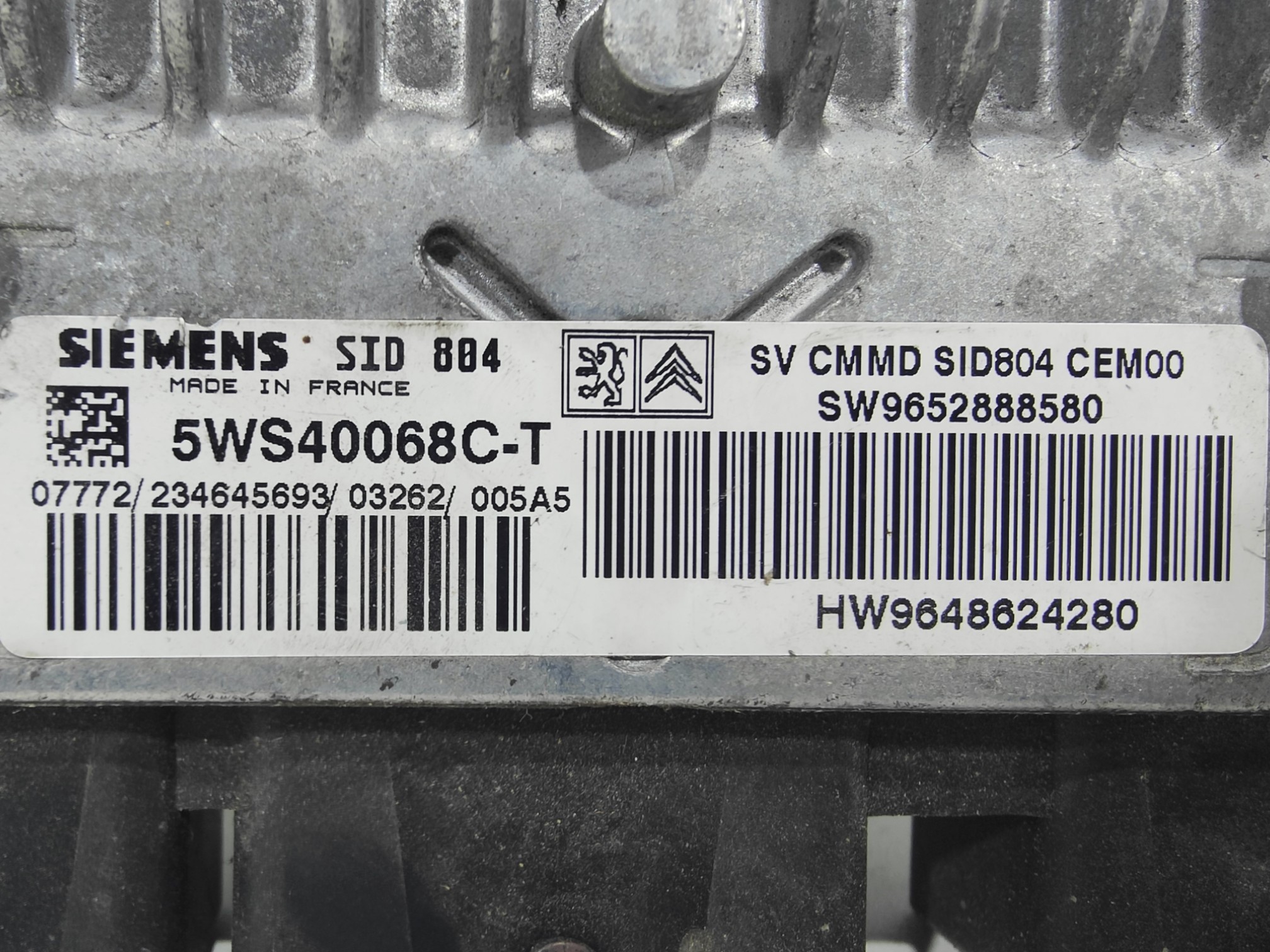 ECU de motor Citroen C3 1.4 HDI , Ref: 8261-K3B4