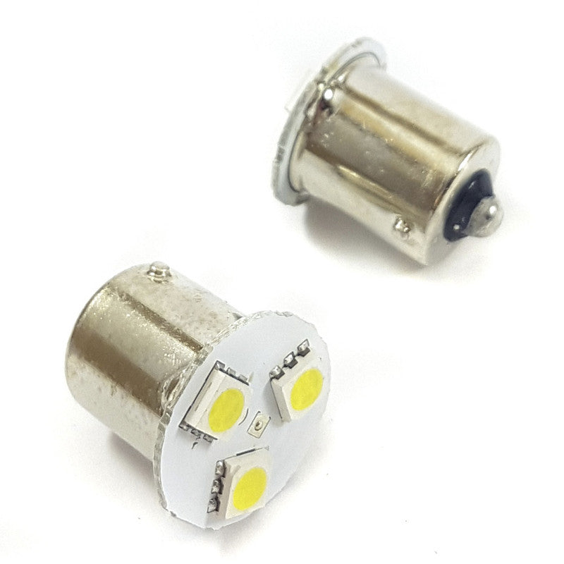Lampara S25 3 Led Blanca 1 Polo Frontal