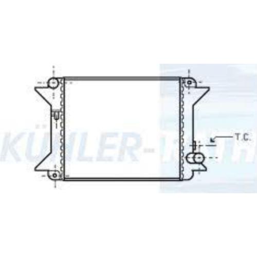 RADIADOR MOT. CITROEN VISA C15 380x322x42MM 95606691