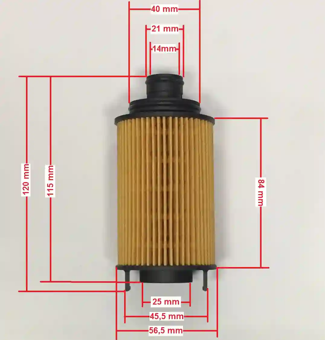 Filtro de aceite tipo cartucho