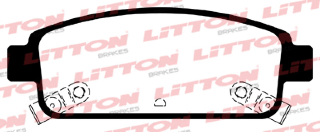 PASTILLAS DE FRENO CHEVROLET ASTRA 09' CRUZE 08'- TRASERA LITTON