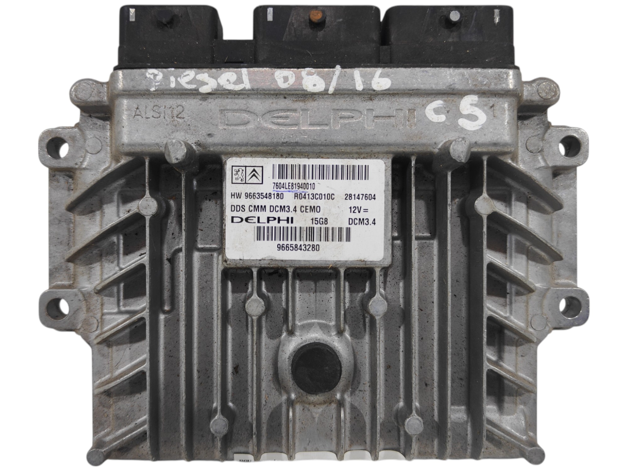 ECU de motor Peugeot Citroen 2.0 HDI , Ref: 8294-K3B3