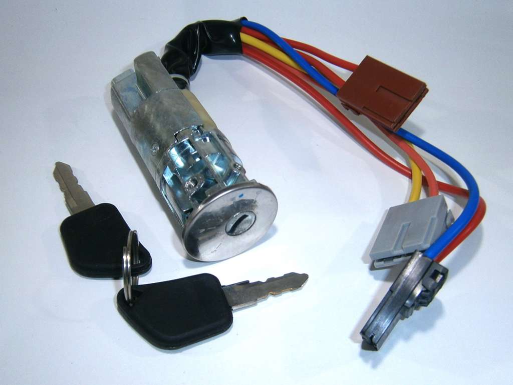 Cilindro de arranque Peugeot 106, 405, Citroën Berlingo con 3 fichas