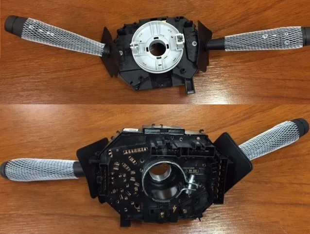 Llave de luces con comando de limpiaparabrisas