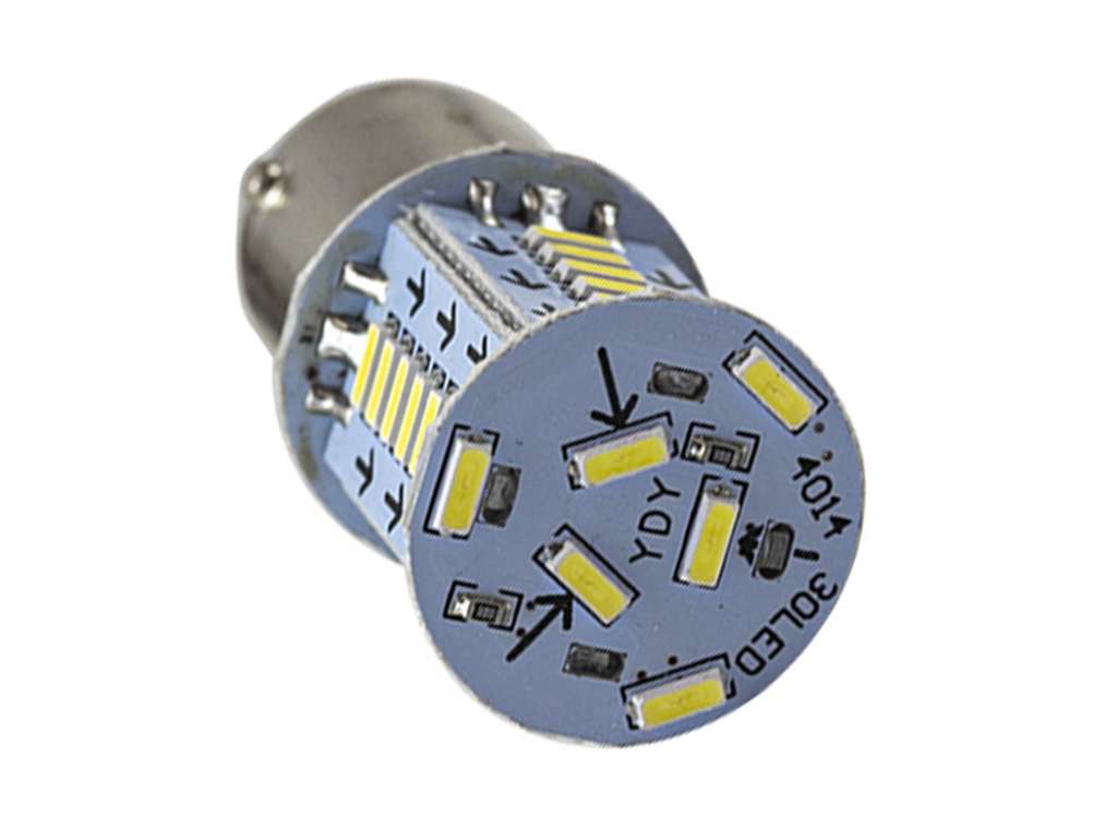 LAMPARA JGO. 12V. 21W. 1P BLANCA LED DESTELLANTE