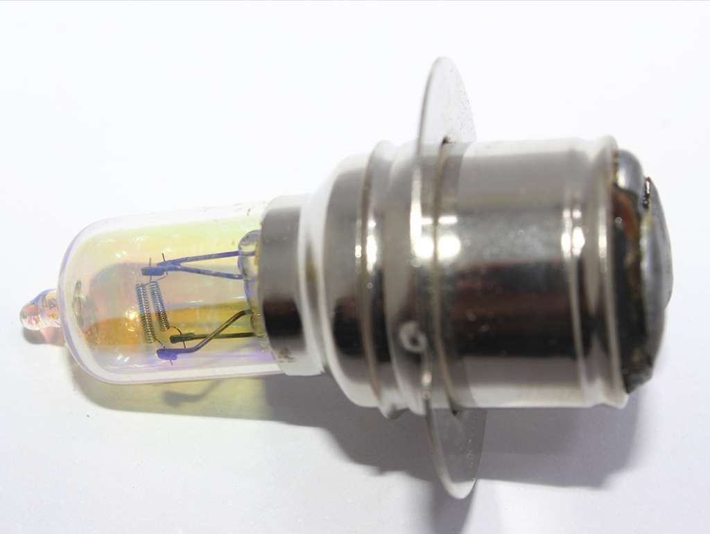 Lámpara halógena P36D 12V 25/25W ámbar