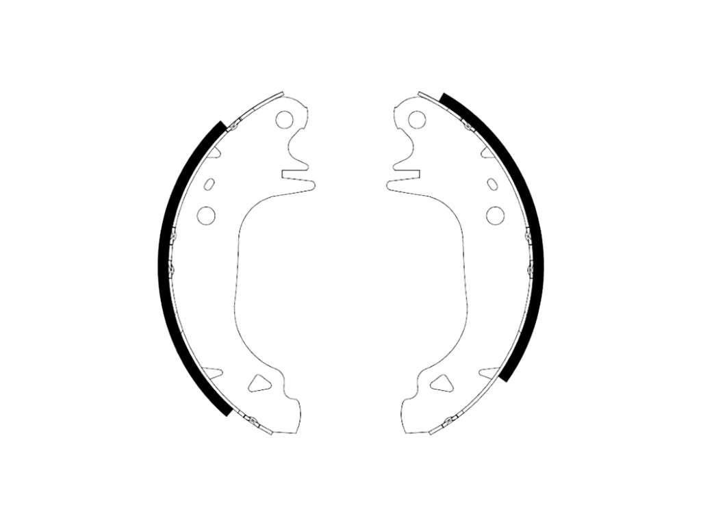 PATIN FRENO CI AX/SAXO/PE 205 180MM