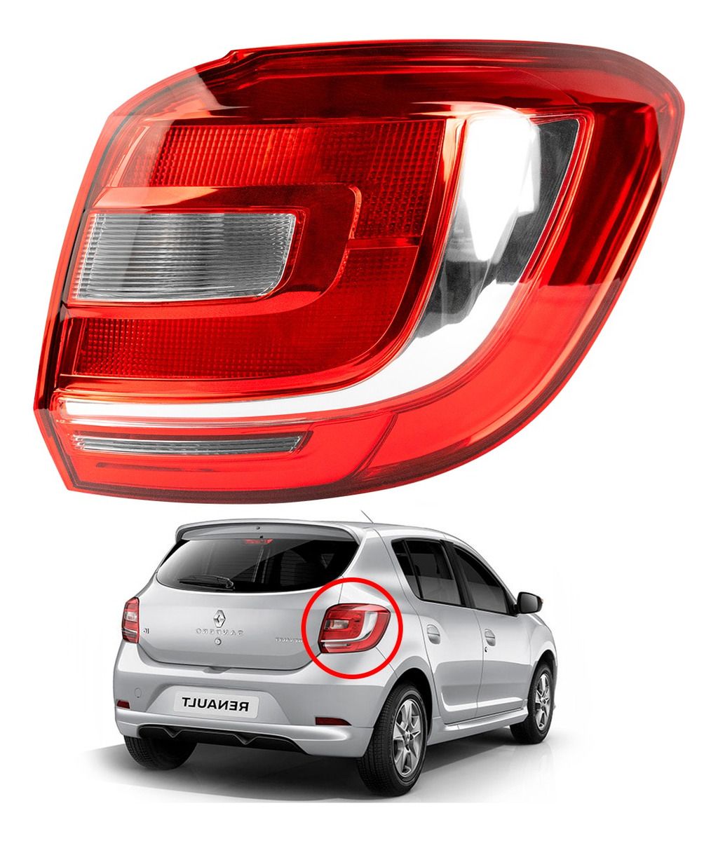 Faro Trasero Renault Sandero Derecho 2014 A 2019