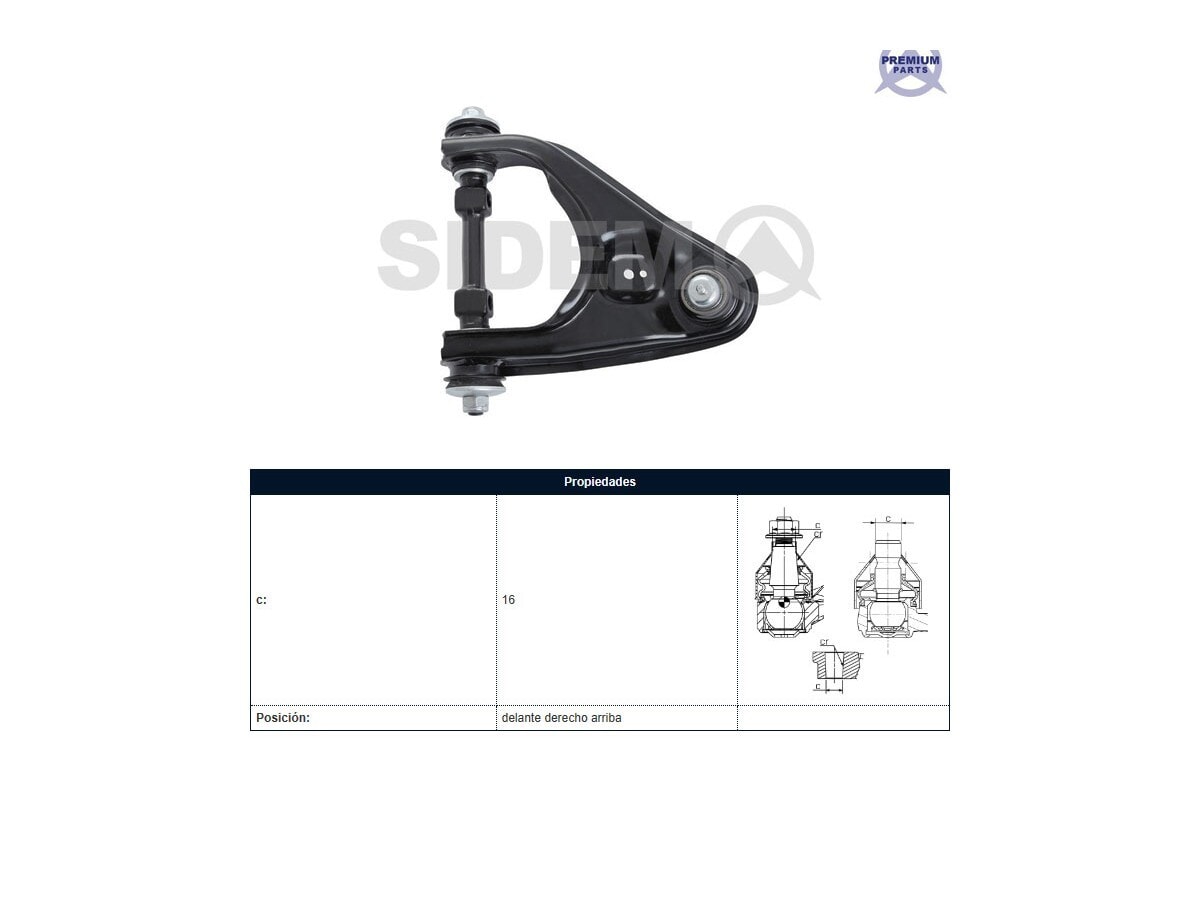 Parilla De Suspension Delantera Mitsubishi L200 96-06 Der