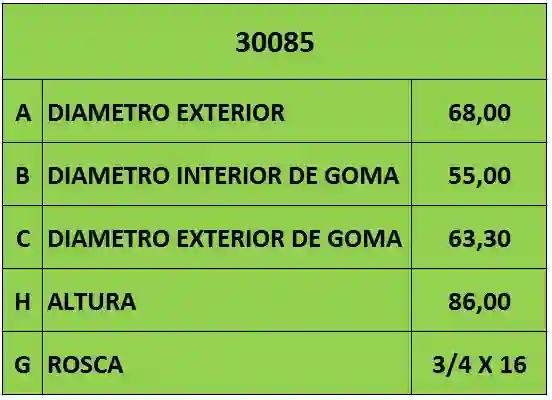 FILTRO ACEITE » 3/4 x 16 SUZUKI-TOYOTA (PH4386)