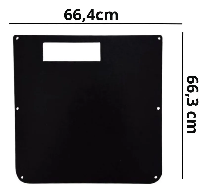 Par de Forros de Puerta Trasera para Mercedes-Benz Sprinter 1998–2012 – MDF Negro