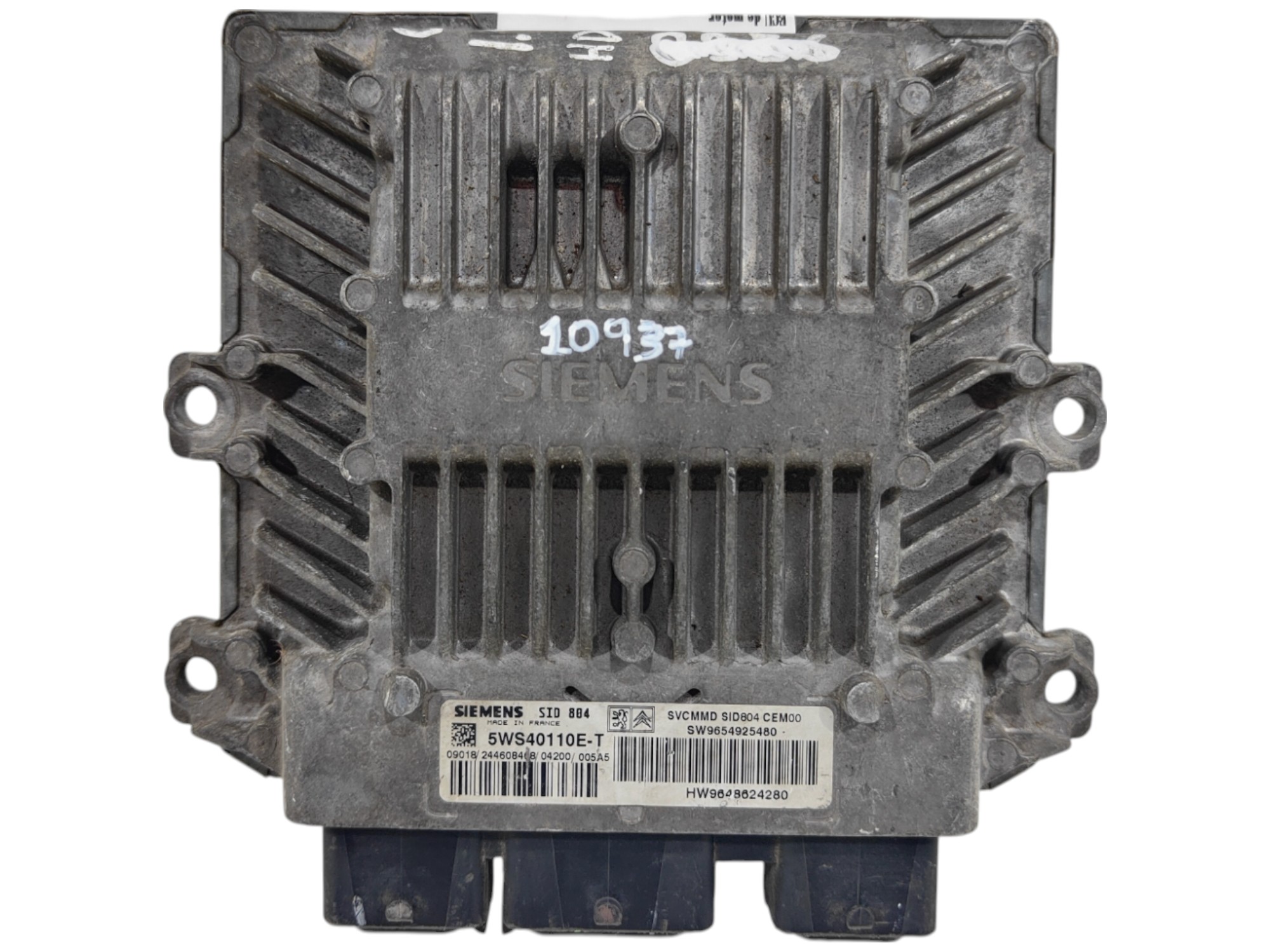 ECU de motor Citroen C3 1.4 HDI , Ref: 10937-K3B8