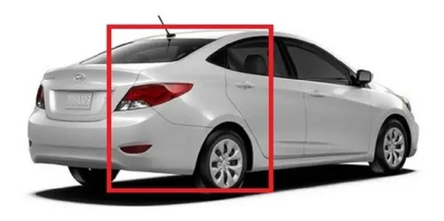 Guardabarro Trasero Hyundai Accent 2012-2018 Derecho