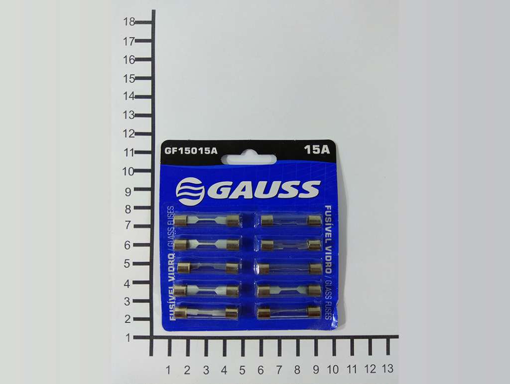 FUSIBLE VIDRIO 15AMP. 32MM BLISTER DE 10