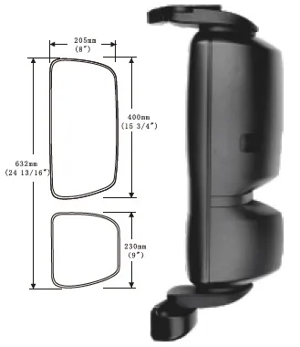 ESPEJO IZQ FOTON AUMAN ETX (MANUAL)