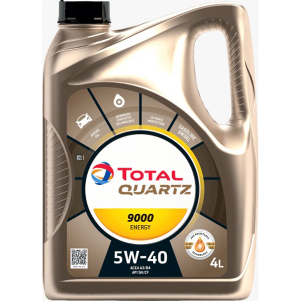 QUARTZ 9000 5W 40 SINTÉTICO
