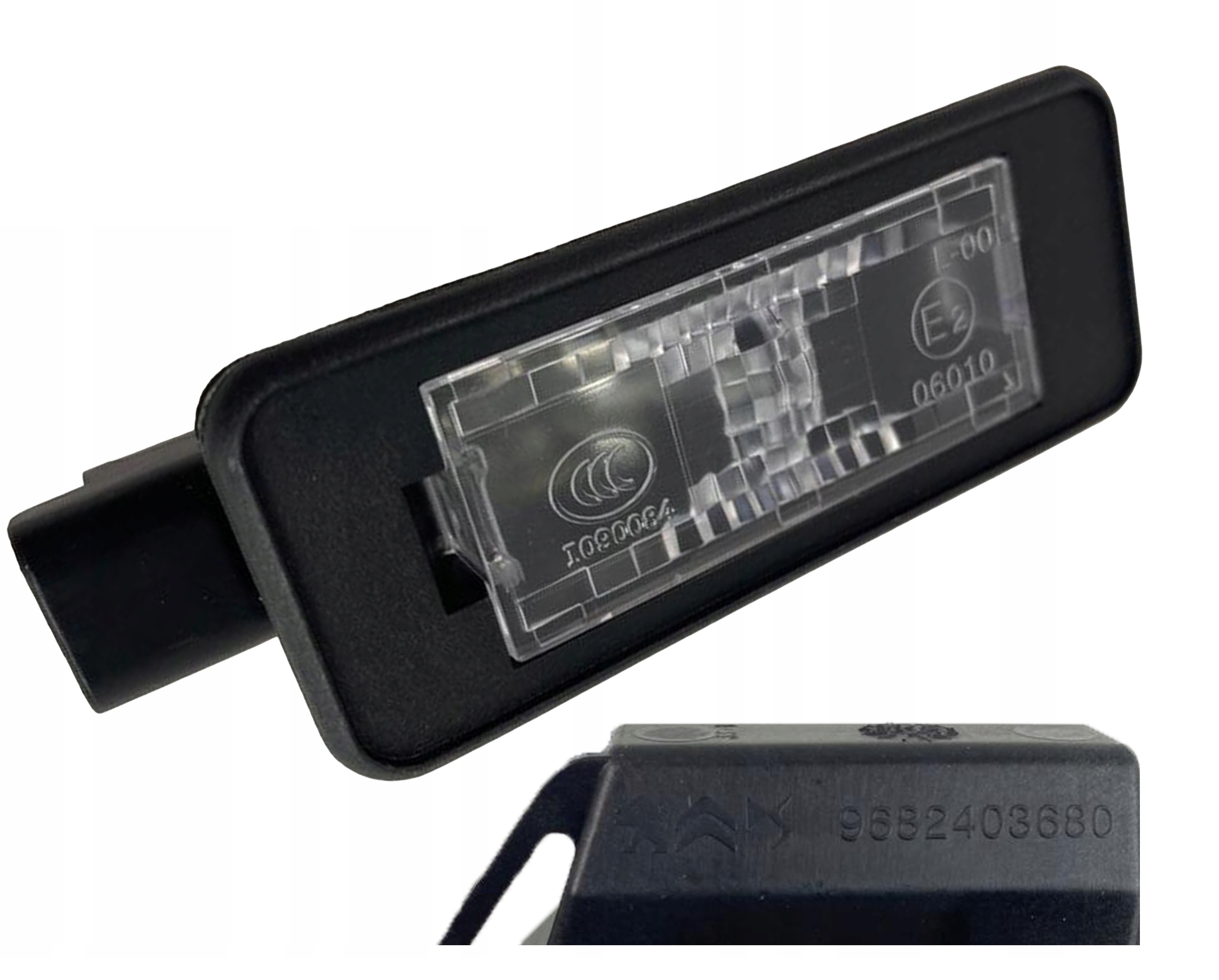 FARO MATRICULA PEUGEOT CITROEN 208 308 II T9 C3 2017 EN ADELANTE ORIGINAL [ORIGINAL PSA]