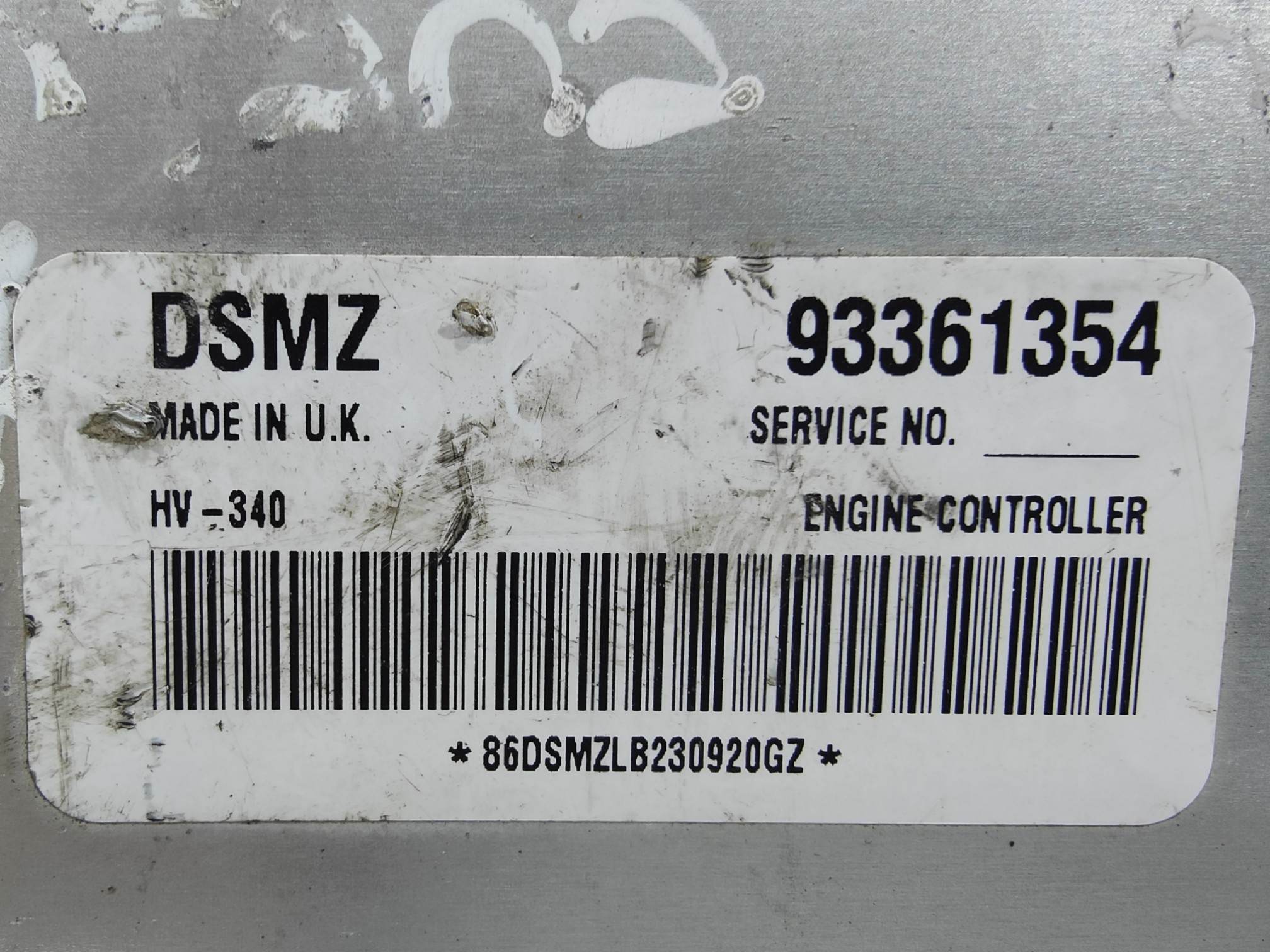 ECU de motor Chevrolet Montana 1.8 8v , Ref: 8287-K3A5
