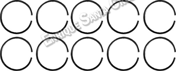 Aros de pistón para compresor de aire acondicionado