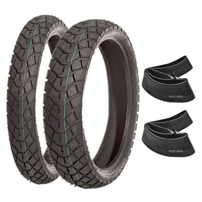 Combo Moto 90/90-19 y 110/90-17 By-061 con cámaras