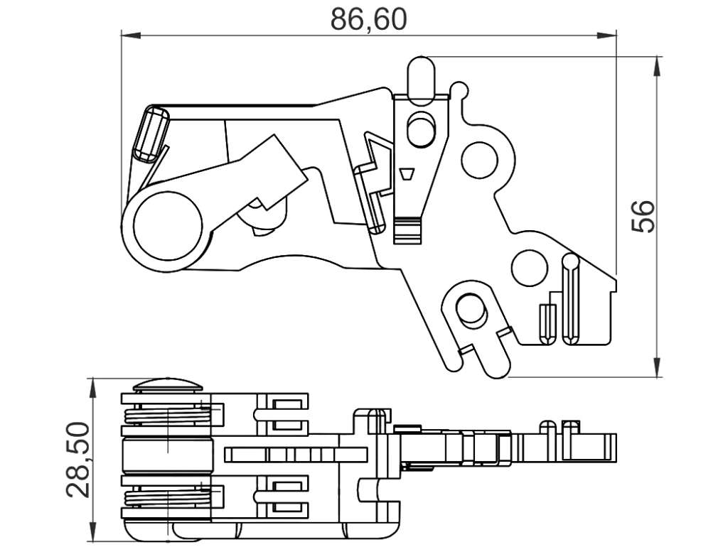 PORTACARBON ALTERNADOR DELCO MB/INTERNACIONAL