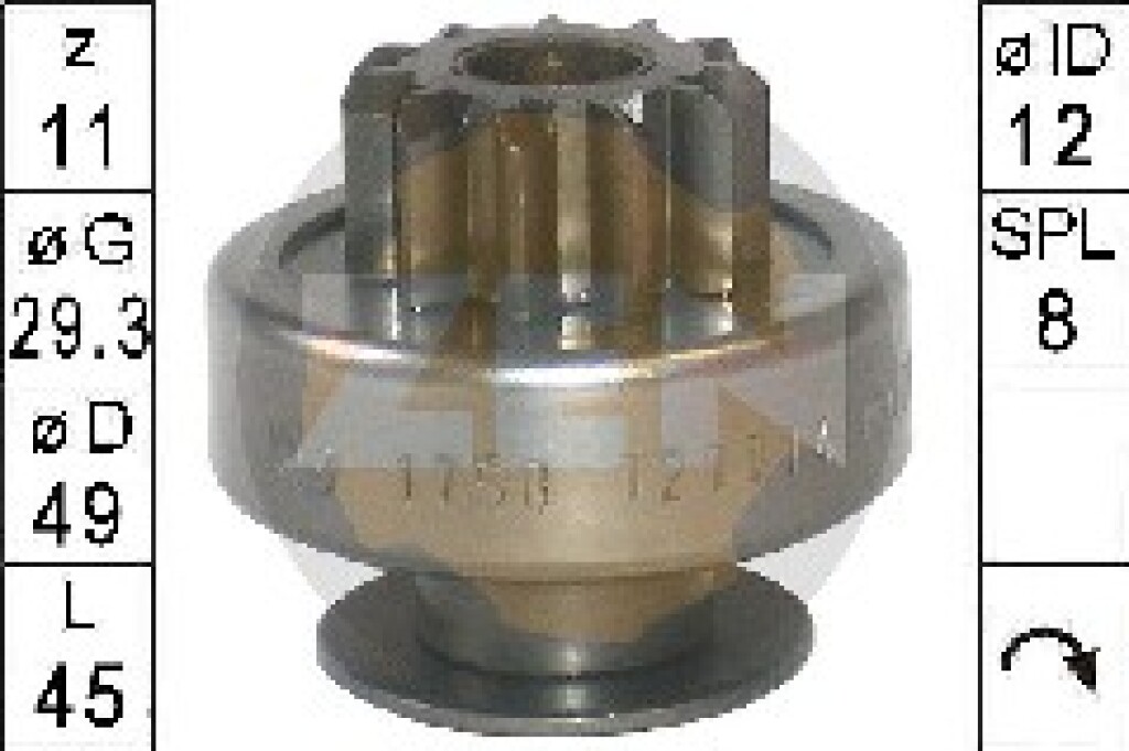 BENDIX ARRANQUE CITROEN - PEUGEOT C3-C4-C5 206-407 VALEO ZEN