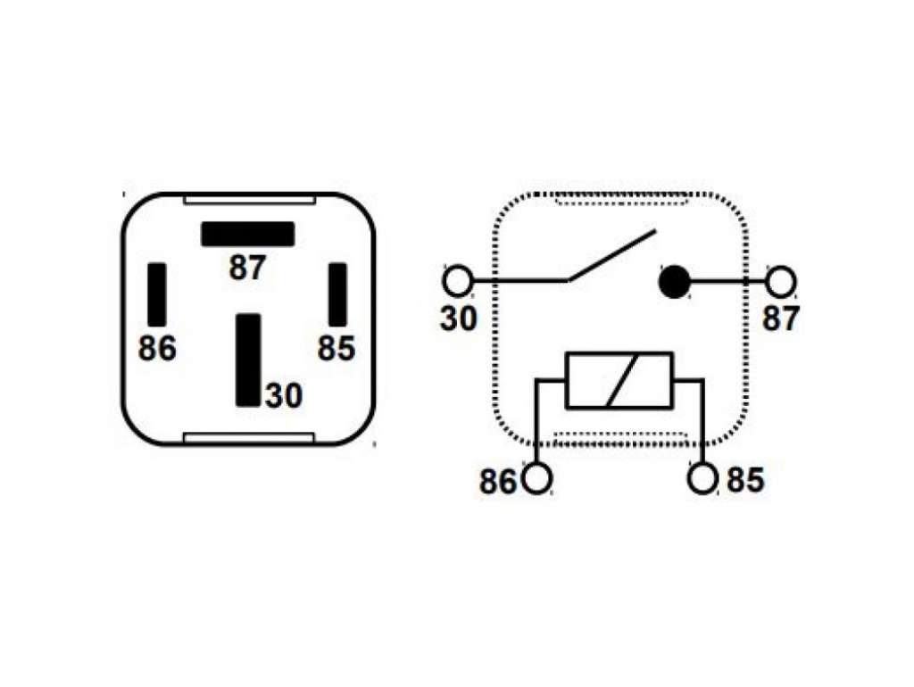 RELAY MINI REF. 24V. 50AMP. 4 TERM