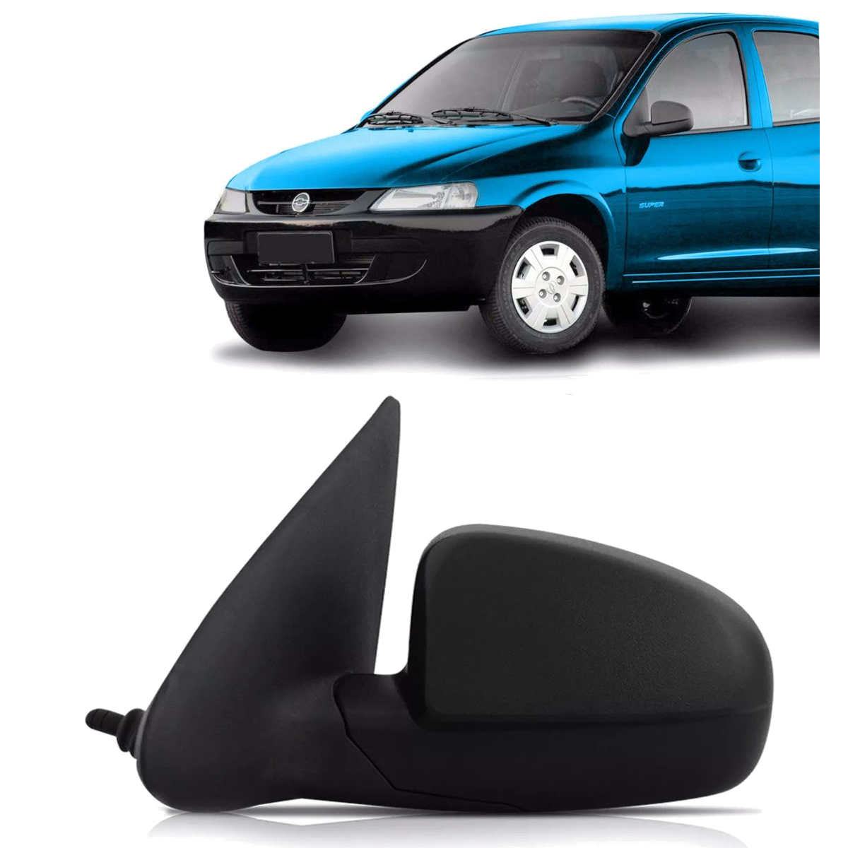 Chevrolet Celta Espejo Exterior Izquierdo Con Control 2001 2006