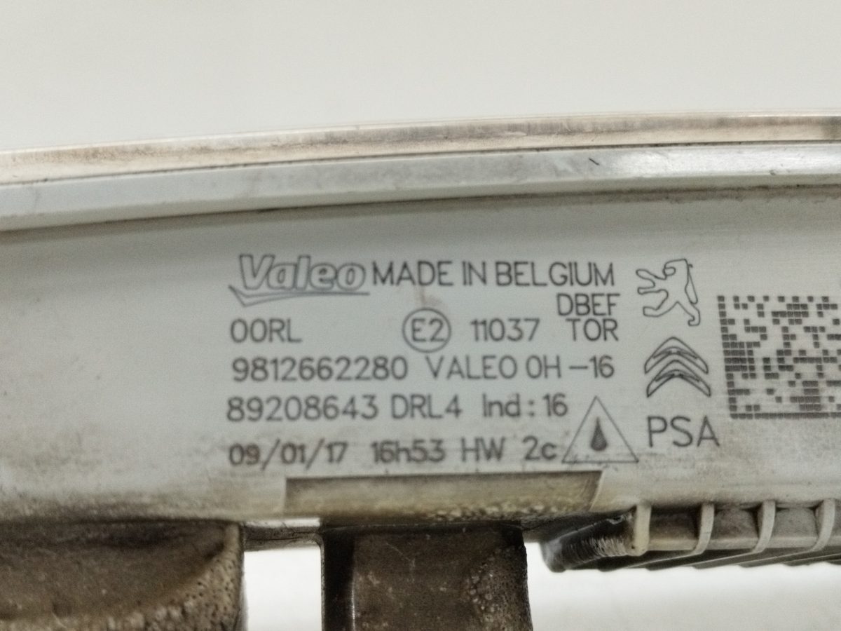 Luz Diurna Derecha Peugeot 208 2012-2019 Access 9812662280
