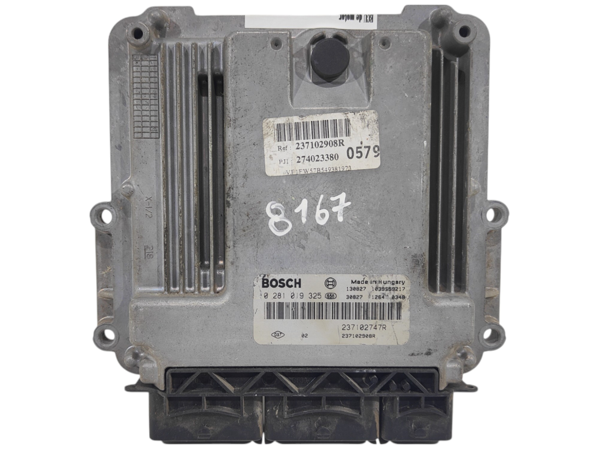 ECU de motor Renault KANGOO II 1.5 DCI 75HP 2013, Ref: 8167-K3C10