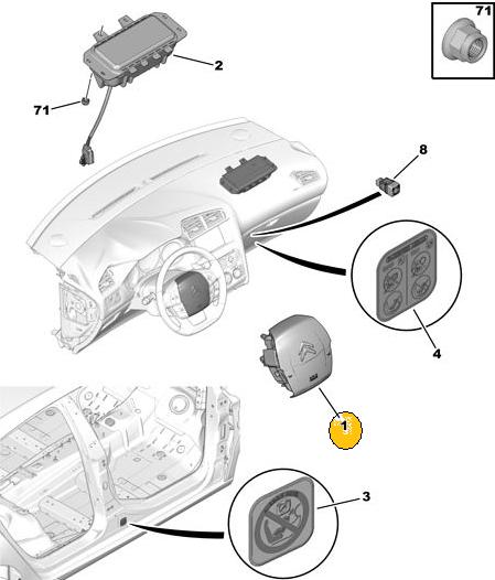Airbag de volante