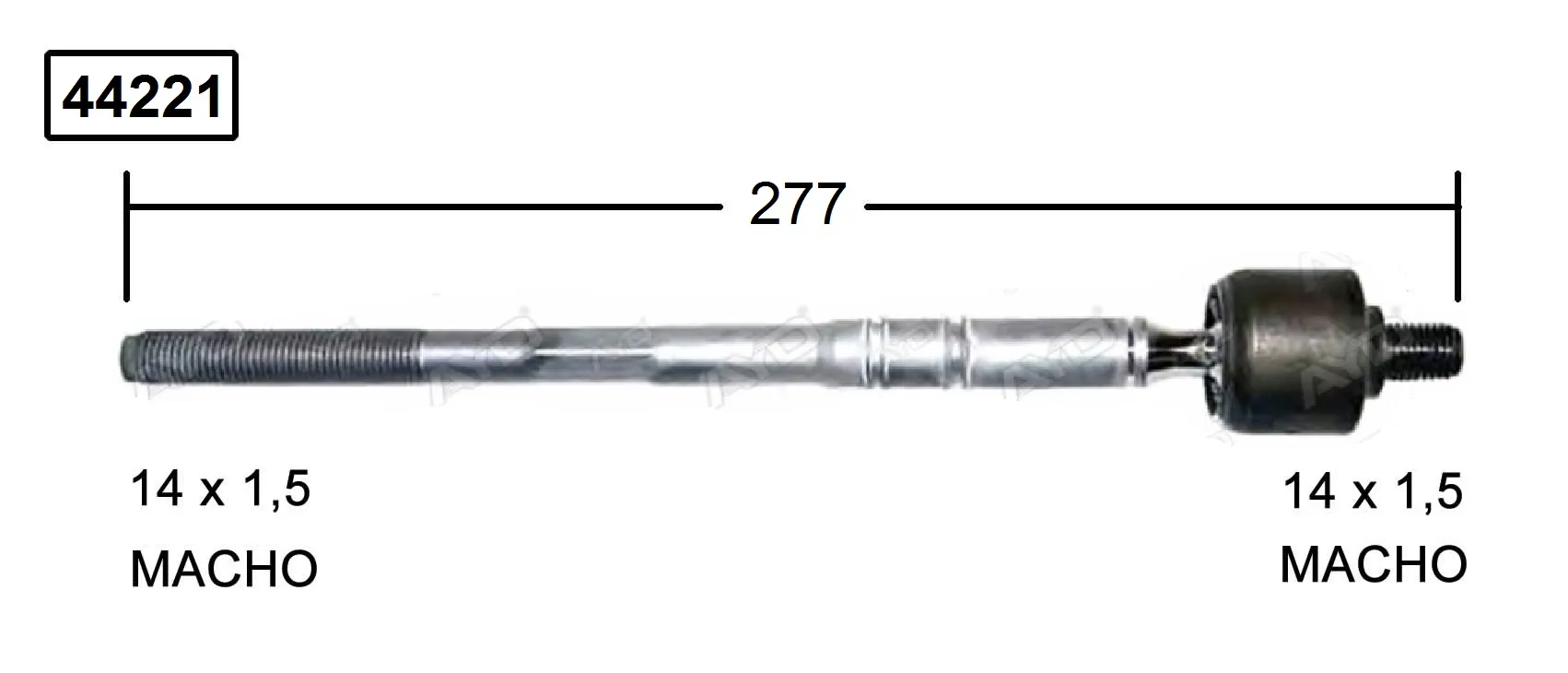 RACK END CITROEN-PEUGEOT AYD