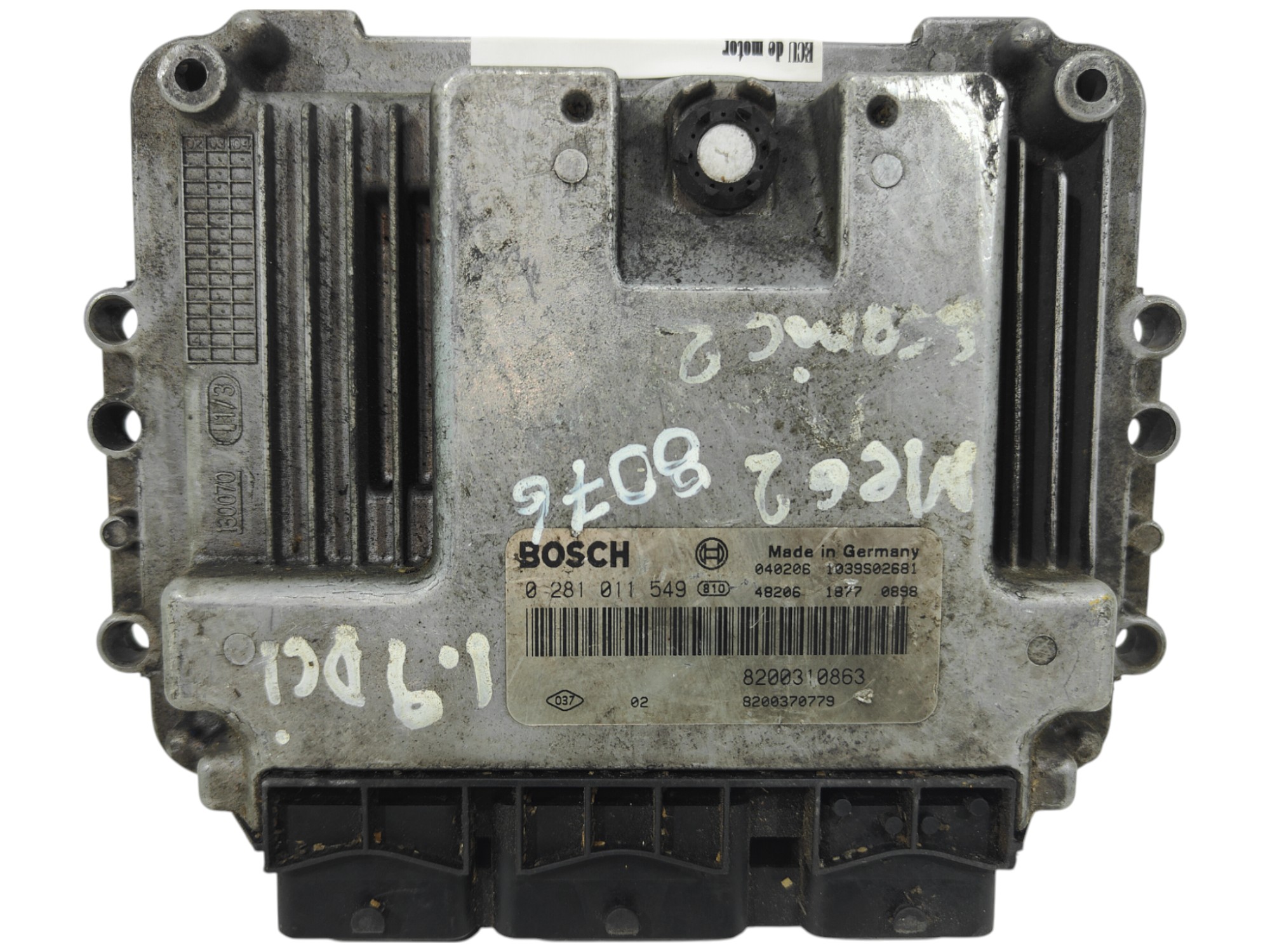 ECU de motor Renault Megane 2 Scenic 1.9 DCI , Ref: 8076-K3A6