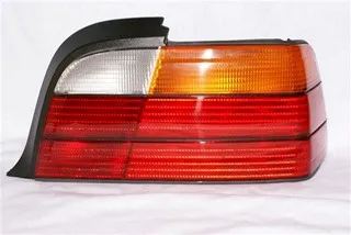 Faro trasero derecho para BMW Serie 3 E36 (2 puertas) con lente ámbar