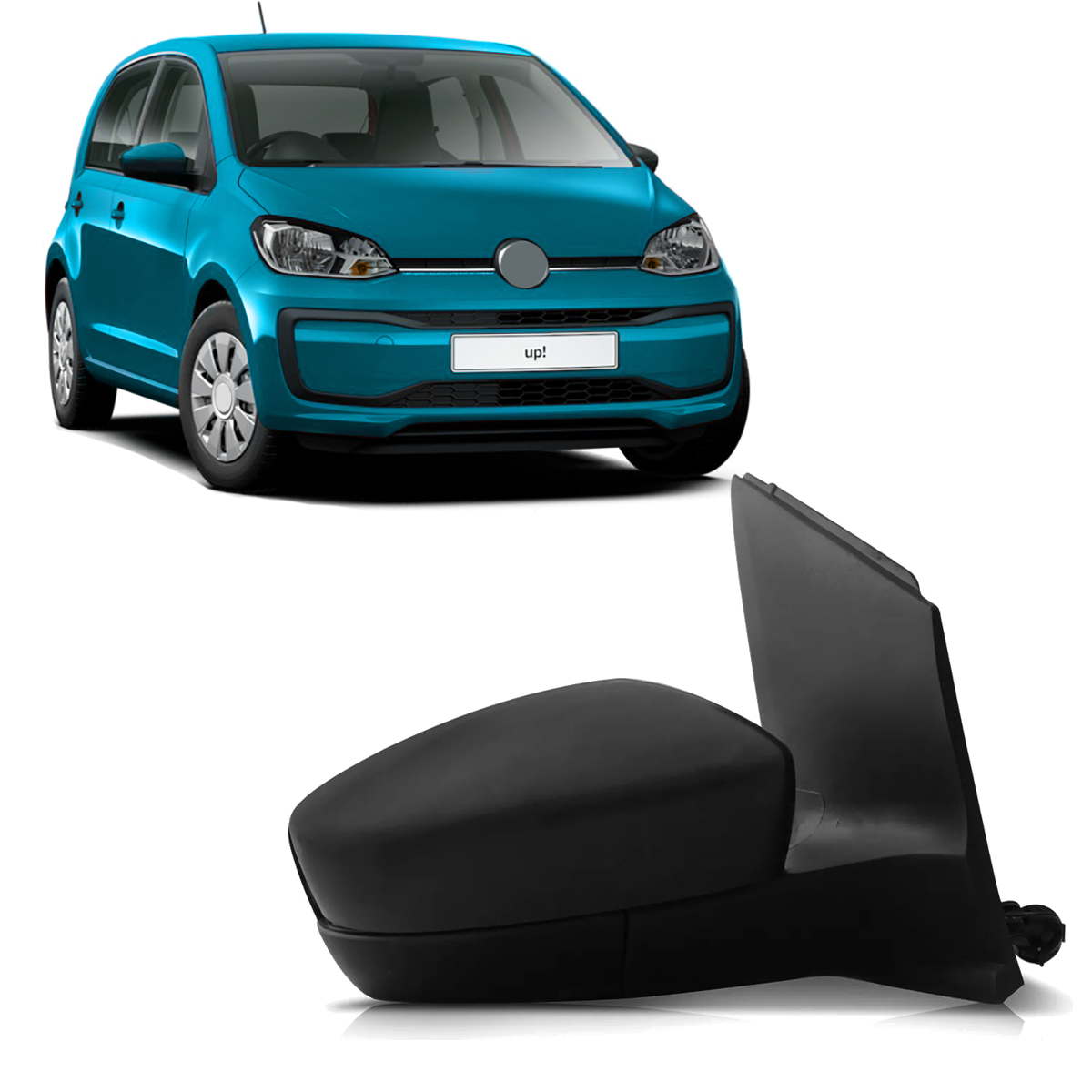 Espejo Lateral Derecho Con Control Manual Vw Up