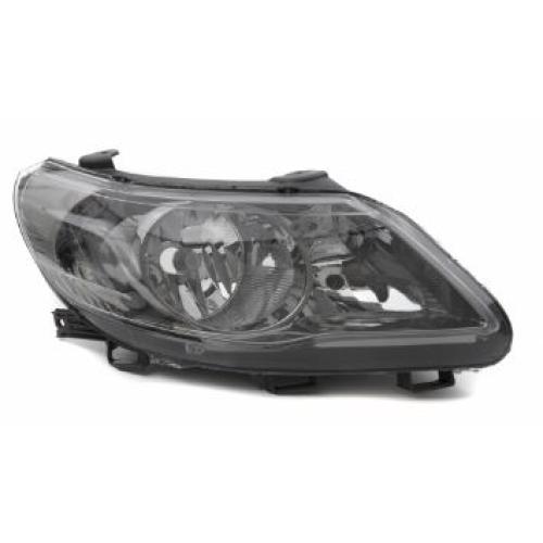 SEMIOPTICA VW DER. GOL GV 2008...2012 DOBLE PARABOLA (H7+H1) MOLD. CROMADA ARTEB