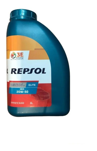 Aceite Repsol 20w-50 Base Sintetica 1 Litro