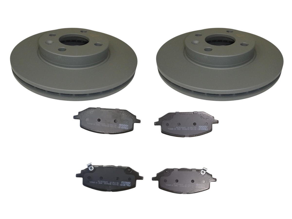 KIT DISCOS Y PASTILLAS FRENO CHEVROLET ONIX PLUS 2020/