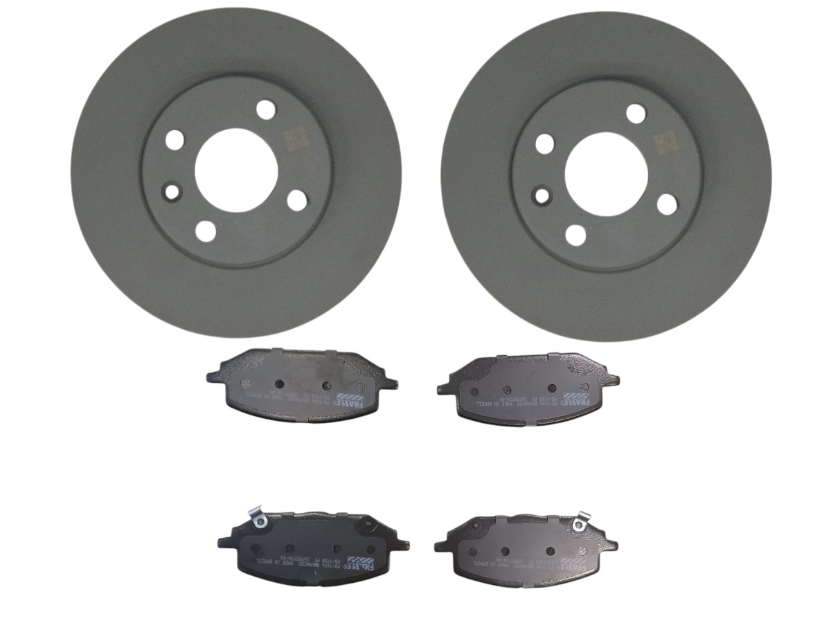 KIT DISCOS Y PASTILLAS FRENO CHEVROLET ONIX PLUS 2020/