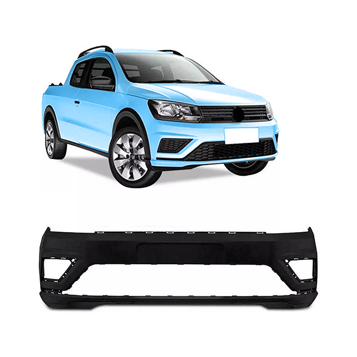 Paragolpe Delantero VW Saveiro G7 2016 /