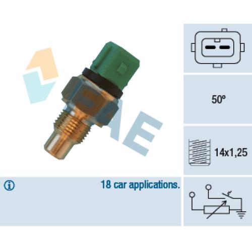 BULBO TEMP. CORSA II MERIVA 1.7D 16V (PRENDE EL ELECTRO) 2 FICHAS ORIGINAL Nº OPEL 6238236 - Nº GRA