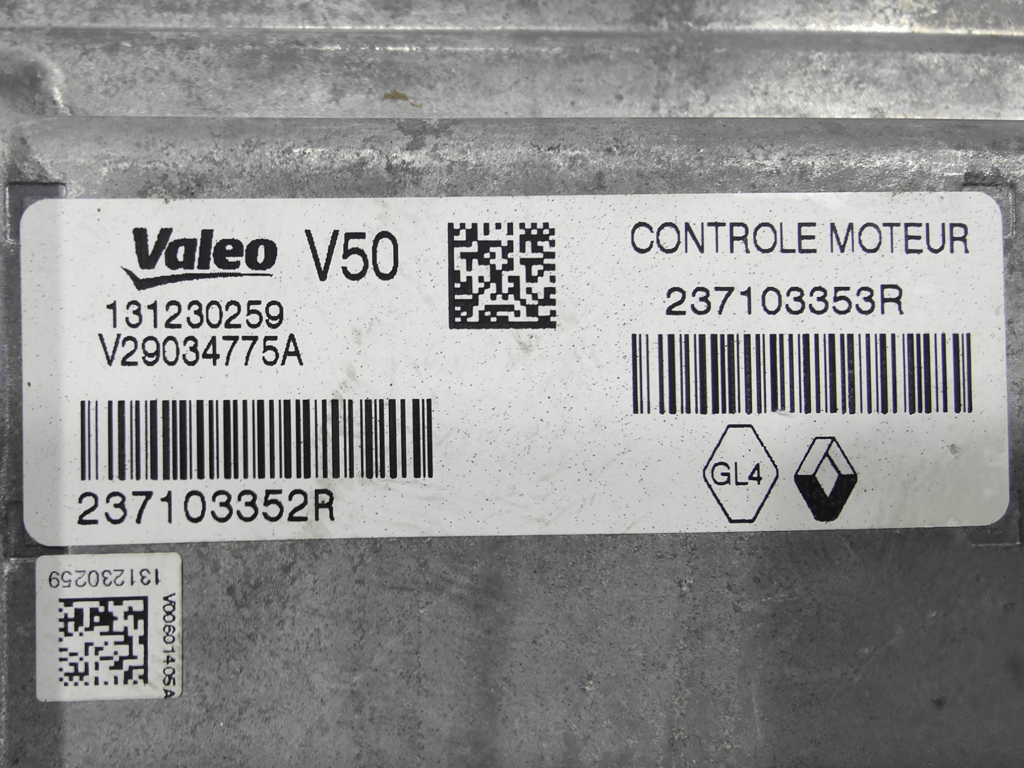 ECU de motor Renault SANDERO 1.0 , Ref: 8281-K3B1