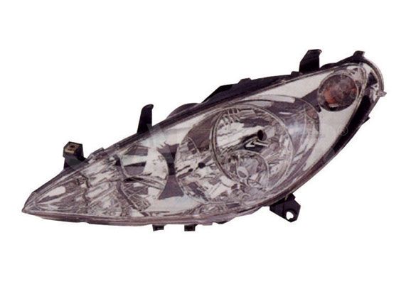 SEMIOPTICA PEUGEOT 307 IZQUIERDA CON FARO AUXILIAR IMPORTADA [TYC]