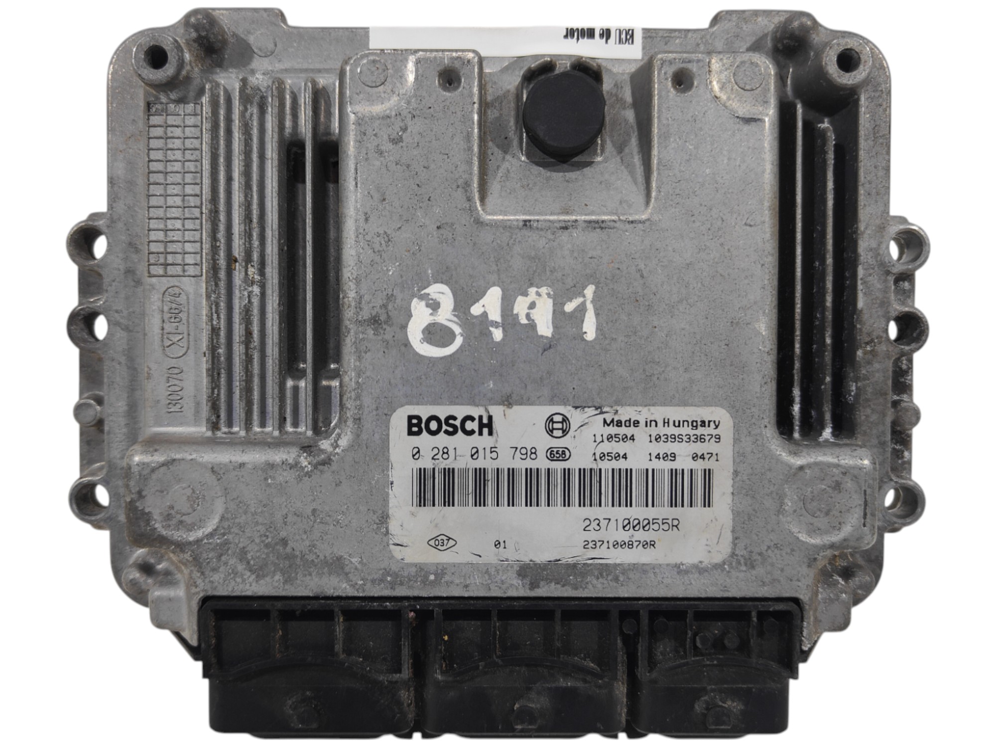 ECU de motor Renault MEGANE III SCENIC 1.9 DCI 130HP , Ref: 8191-K3B3