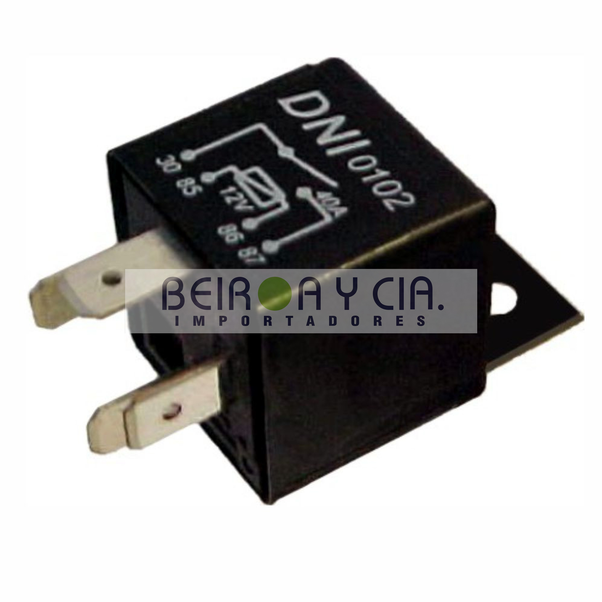 RELAY DNI 0102 UNIVERSAL 12V 4 T (RTM-34)