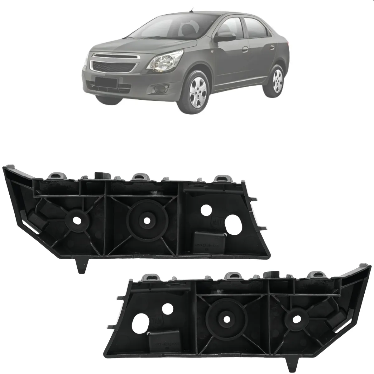 Par Soporte Guía Cobalt Parachoques 2012 13 14 2015 Delantero