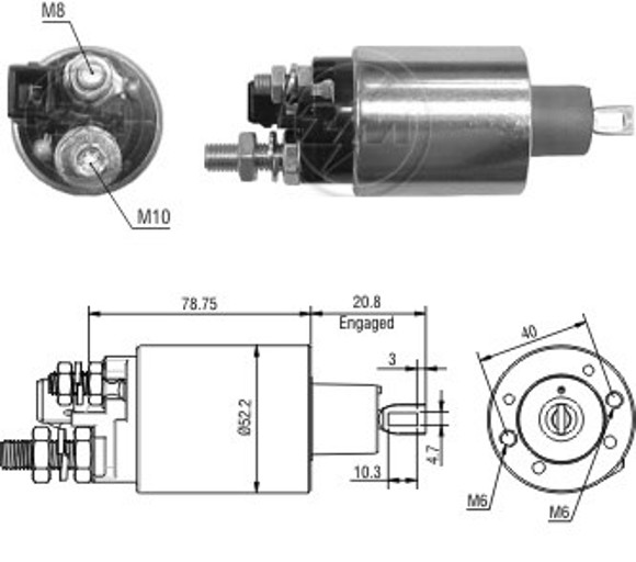 AUT ARRANQUE FORD F14000 C/LUCAS